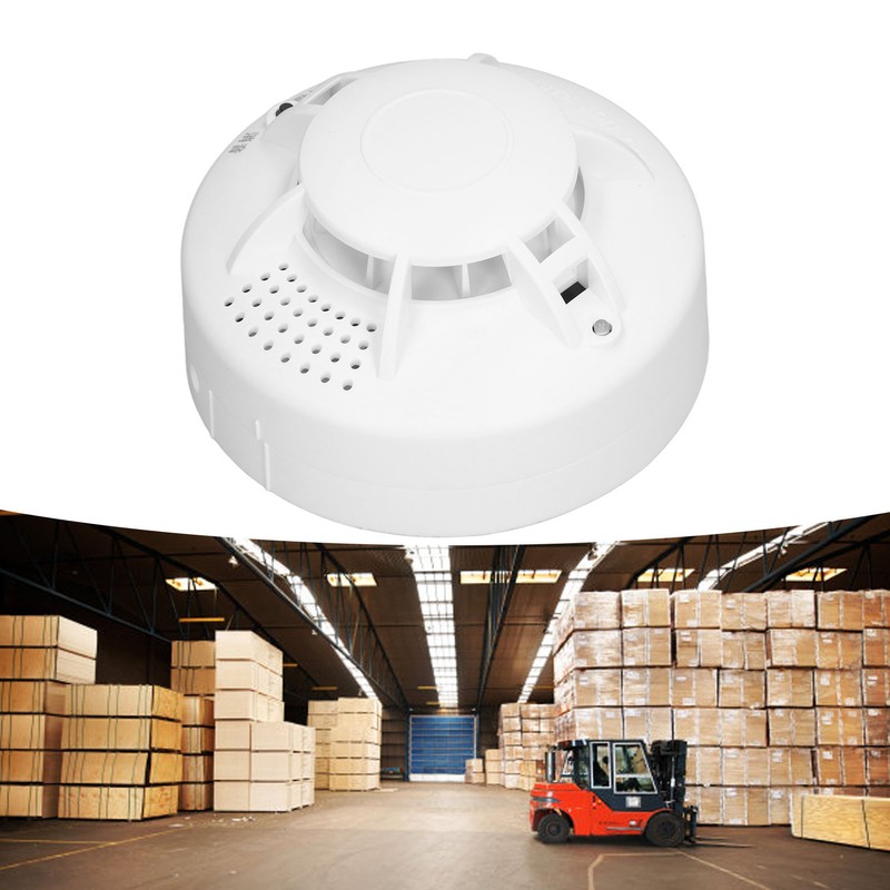 Freestanding Heat Detection Alarm ABS Hight Temperature Detector with Audible