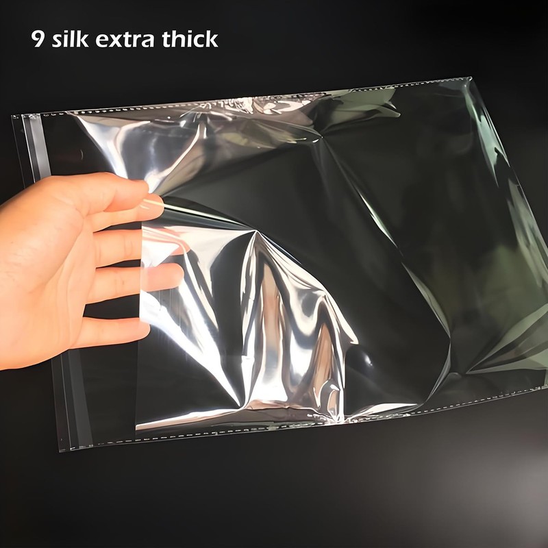 TORISING Magazine Protectors Clear Plastic Magazine Sleeves 80PCS 6.3 X