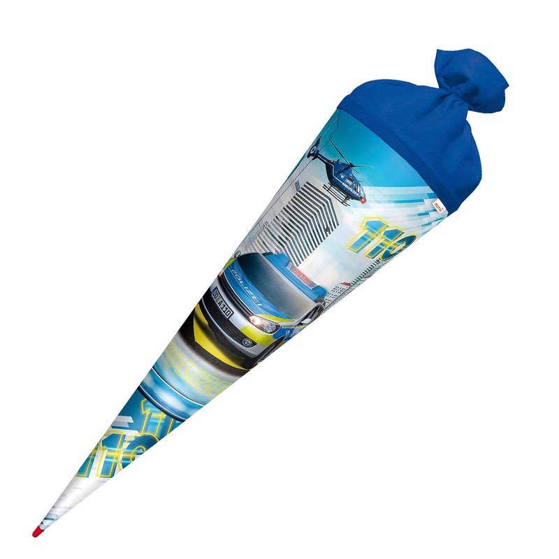 Roth Police School Cone Round Sound and Light 70 cm