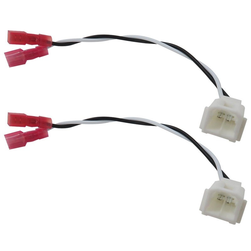 Zafina-UP 2pcs Front Dash Tweeters Speaker Wiring Harness Adapter Connector