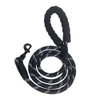 Home Product Image Beastron 5FT Heavy Duty Dog Leash with Comfortable Padded Handle and Highly Reflective Threads for Medium and Large Dog’s, Black