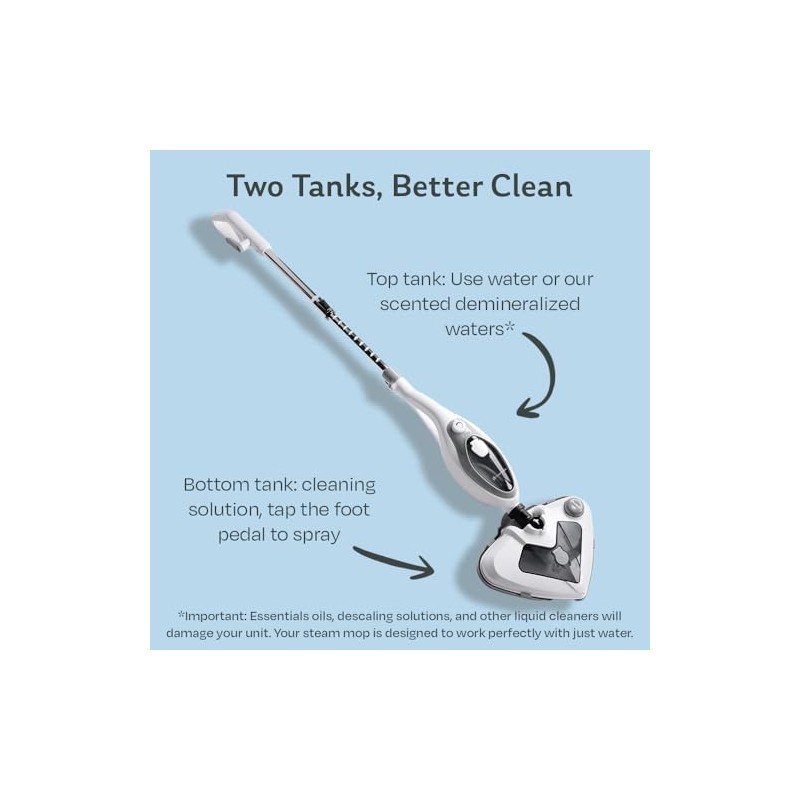 Steam & Go 10-in-1 Multi-Surface Steam Mop - Deep Clean