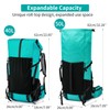 Hiking Backpack,40L to 50L Extra Large Capacity Hiking Bag,Internal Frame