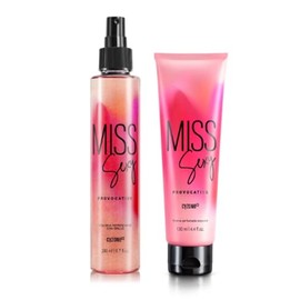 Cyzone Miss Sexy Provocative Set: Refreshing cologne with shine 200 ml / 6.7 fl.oz. and Moisturizing scented body lotion 130 ml / 4.4