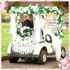 Wedding Golf Cart Decorations Golf Cart Rose Garland with Just