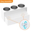 NIUBEE Hair Tool Organizer, Acrylic Hair Dryer and Styling Holder,