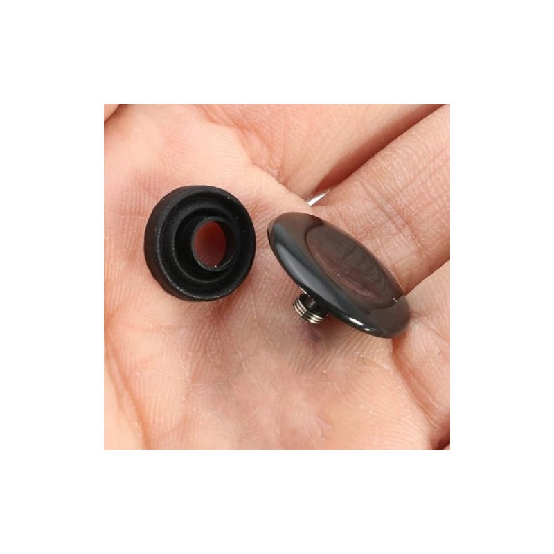 Black Matt & Gloss MMI Joystick Knob Button Cover Repair
