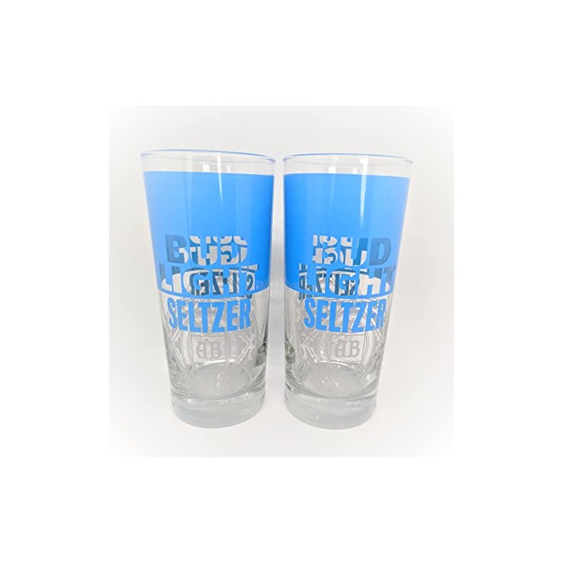 Bud Light Seltzer Glasses - Set of 2