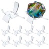 Hipiwe 10 Packs Acrylic Display Easel Stands for Geodes Rock