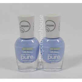 2 Sally Hansen Good Kind Pure Vegan Nail Color #370 Crystal Blue