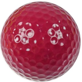 BIUDECO 4pcs Non-Porous Lightweight Training Balls Hollow for Indoor Golf Practice Sports Training Random Color