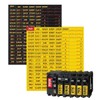 Premium Durable Circuit Breaker Labels, 129 Waterproof Fuse Box Stickers,