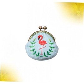 EXCEART 1 Set ladies wallet flower kit coin purses for women embroidery coin purs for beginners change purse Mini embroidery kit for beginners small change crafting supplies Miss