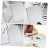 jojofuny 30pcs Plastic Slide Binders for Document Organization Transparent Book