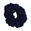 Motique Accessories Navy Blue Jumbo Velvet Scrunchie