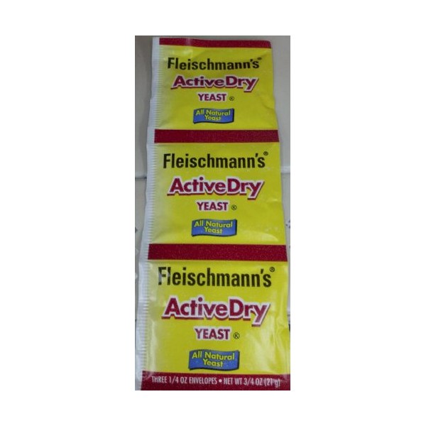 Fleischmann's Active Dry Yeast, The original active dry yeast, 0.75 oz (Pack of 6)