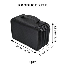 Federmappe,72 Slots Federmappe Große Kapazität,Mäppchen,Federtasche,Federpenal,Federmappe Groß, Federmappe Erwachsene,Für Marker,Buntstifte,Kugelschreiber, Für Mädchen Und Jungen