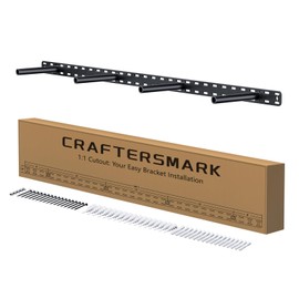 1 Pack Large Shelf Brackets Long Floating Shelf Bracket Invisible Floating Shelf Hardware Heavy Duty Floating Mantel Brackets(43X4X1.5 Without Tools)