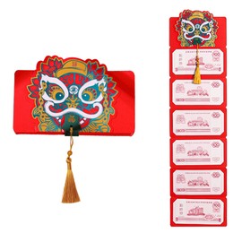 New Year's Day Bag, Celebration Bag, Envelope Bag, New Year's Day, Tora, New Year, Otoshidama, Festival Bag, New Folding Red Envelope