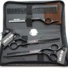 7.0 Inches Professional hair cutting thinning scissors set with razor
