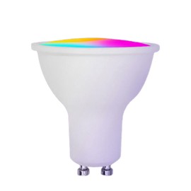 RGB CW GU10 Voice-Activated Spotlight Memory Function and Group Control Features 1 6 Million Colors Aluminum Graffiti, Tuya Bluetooth, GU10-220V