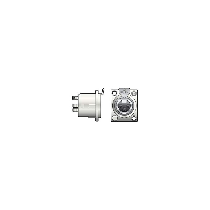 Neutrik | 3 Pin XLR Panel Socket | NC3FDLX