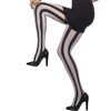 Fever Black and White Striped Tights