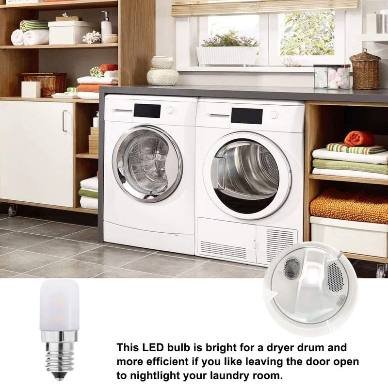 Makergroup E12 LED Light Bulbs for Dryer Refrigerator Water Dispenser