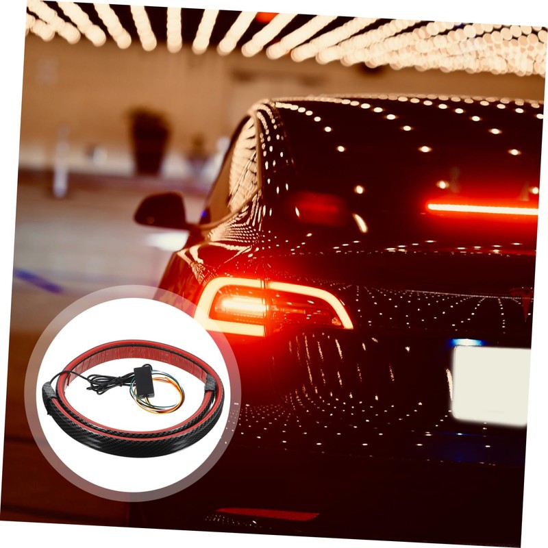 MAGICLULU Modified LED Brake Light Strip for Cars Carbon Fiber