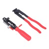 2pcs CV Joint Clamp Set Metal Ear Type Boot Banding