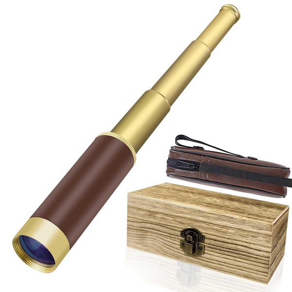Pirate Monocular Telescope for Kids & Adults 25x30 High Powered