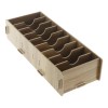 6 Portatarjetas De , Organizador De De Madera De Cereza