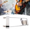 4 String Guitar Talipiece Metal Silver Burr Free Guitar Tailpiece