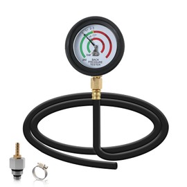Exhaust Back Pressure Tester,Exhaust Back Pressure Gauge Kit with 6 Ft Hose and M12/M18 Adapters – Diagnose Catalytic Converter Issues Efficiently