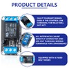 Innfeeltech 6pcs DC 5V Relay Module 1-Channel Relay with Optocoupler