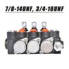 findmall 3 Spool 11GPM 3600PSI Hydraulic Directional Control Valve, SAE