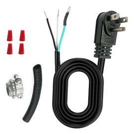 W10278923RP Dishwasher Power Cord 6 ft for Whirlpool 3370315RP 1550317 AH2367498 EA2367498 PS2367498 Dishwasher Installation Kit