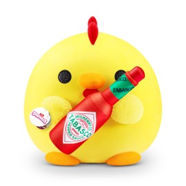 Snackles Super Sized 35 cm, Chicken (Tabasco), by ZURU Cuddly Squishy Comfort 35 cm Plush with License Snack Brand Accessory (Chicken)
