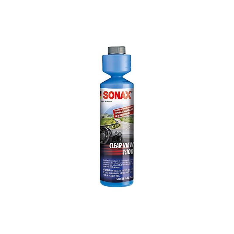 Sonax Clear View Windshield Wash Concentrate - 8.45 fl. oz.