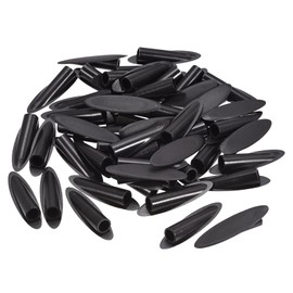 MECCANIXITY 9mm Plastic Pocket Hole Plugs,Wood Plugs for Pocket Hole Jig Working Tool Accessories,Black Pack of 100