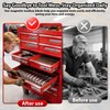 12 Pack of Magnetic Tool Box Labels, 3D-Printed Toolbox Labels,