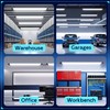 hykolity 4 Pack Linkable LED Shop Light, 4FT 44W [300W