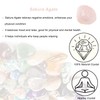 Sakura Agate Healing Crystal Stones, 1.25-2.0 Inch Reiki Healing Stones,