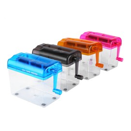 A6 Mini Manual Paper Cut Hand Shredder Portable Shredder Paper Cutting Tool for Office Home School Desktop Stationery(Pink)