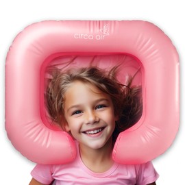 Circa Air Portable Hair Washing Station for Kids - Inflatable Basin With Built-in Pillow & Neck Support for Children, Toddlers - Sink for Washing in Bed, On Floor, Bathtub