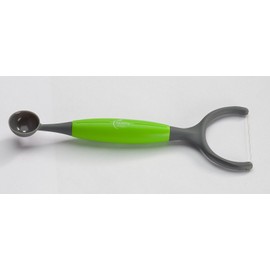 Jokari 229964 - Melon Tool Multi-Use - Easily Removes Rinds, Slices and Makes Melon Balls - Black