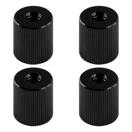 Lotsdonxia 4pcs 1/4-20 Female Thread Tripod Adapter Screws – Titanium Alloy Connectors for Tripods, Stands, and Photography Equipment