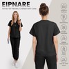 Eipnare Scrub Tops for Women - V-Neck Top Scrubs with