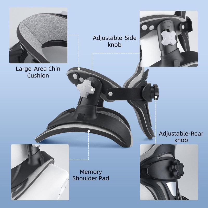 Neck Stretcher Cervical Traction, Adjustable Cervical Neck Traction Device, Neck