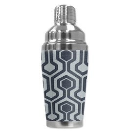 Mugzie brand 16-Ounce Cocktail Shaker with Insulated Wetsuit Cover - Keyhole